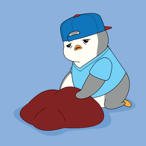 Tired Night Night GIF by Pudgy Memez