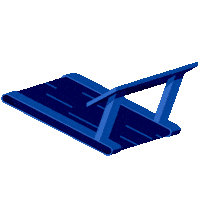 sandrogomesdesign fitness blue workout gym Sticker