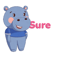 HiAtlaz okay cute animals affirmation sure thing Sticker