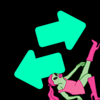 KoinDX girl alien female defi GIF
