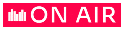 Streaming On Air Sticker by Audio Always