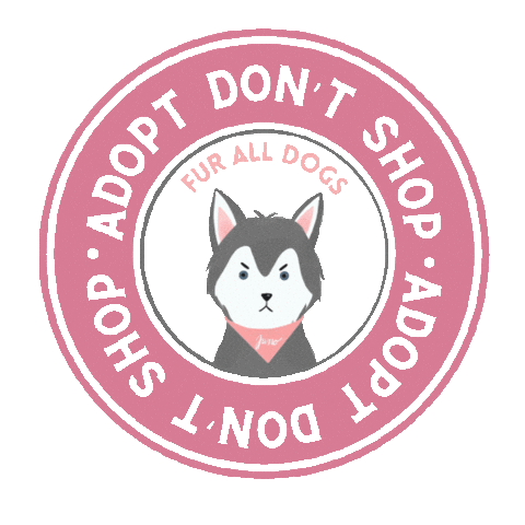 unimpressedhusky fad unimpressedhusky furalldogs Sticker