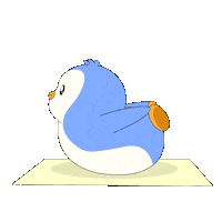 Fitness Stretching Sticker by Pudgy Penguins