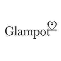 glampot logo fashion lux glampot Sticker