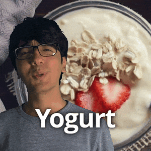 Greek Yogurt Fruit GIF