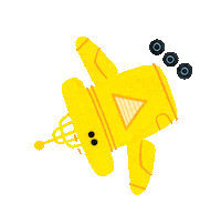 Excited Robot Sticker by Chunk Factory HQ