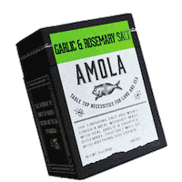AmolaSalt garlic seasoning mediterranean rosemary Sticker