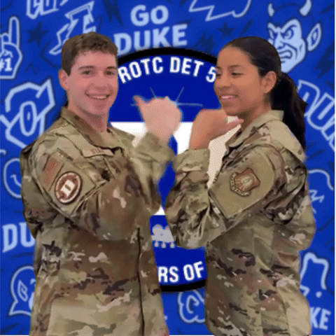 DukeAFROTC giphyupload duke airforce goduke GIF