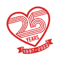 25Th Anniversary Sticker by Harveys Seatbelt Bag