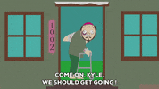 pointing leaving GIF by South Park 