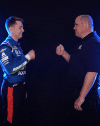 Axalta-Racing racing nascar fist bump william byron GIF
