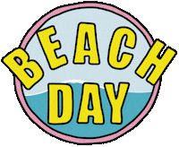 Beach Day Sticker by Poppy Deyes