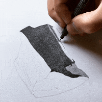 les-canailles illustration design black and white drawing GIF