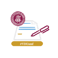 Lithuania Vdu Sticker by VYTAUTAS MAGNUS UNIVERSITY
