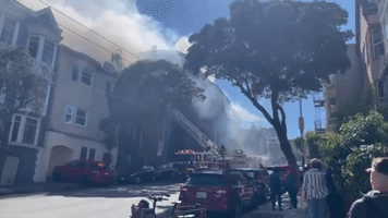 Fire at Apartment Building in San Francisco