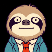 Shocked Neutral Face GIF by Slothana