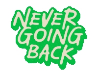 Never Going Back Sticker by Favor Church