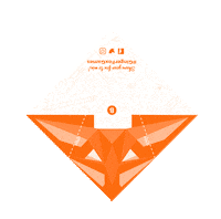 game night origami Sticker by Ginger Fox