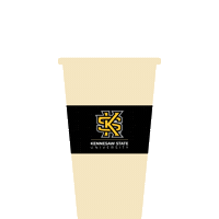 Coffee Fall Sticker by Kennesaw State University