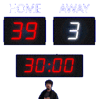 3 Away Sticker