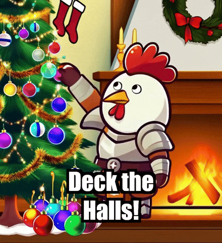 Deck The Halls Christmas GIF by Zorooster