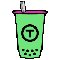bubble tea Sticker by Tpumps