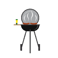 Grilling Independence Day Sticker by ThisisFINLAND