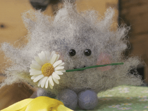 I Love You Flowers GIF by Tweedy & Fluff