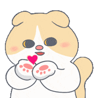 Heart Love Sticker by Snooze Kittens