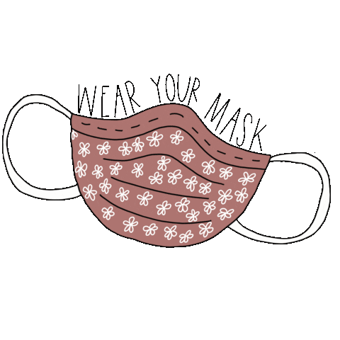 sariahevjen giphyupload mask covid covid-19 Sticker