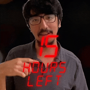 15 hours left