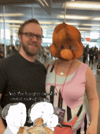 Performance Walking Bread GIF by Alex Boya