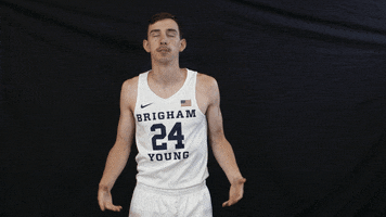 Byu Basketball Go Cougs GIF by BYU Cougars