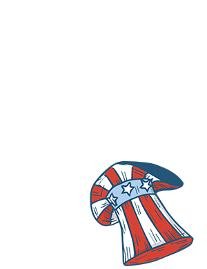RibsOriginal usa america ribs americano Sticker