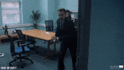 acorn-tv run lets go yikes acorn tv GIF