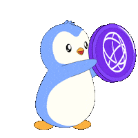 Crypto Penguin Sticker by Pudgy Penguins