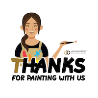 Artist Thank You Sticker by artandbonding