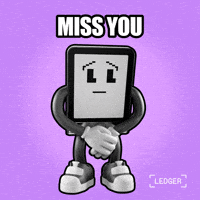 Sad Miss You GIF by Ledger