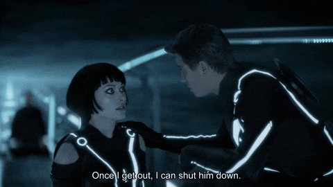 Get Out Tron GIF by Goldmaster