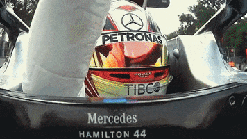 Lewis Hamilton Racing GIF by Formula 1 Gran Premio de la Ciudad de México Presentado por Heineken