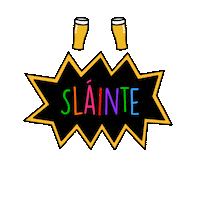 Cheers Ireland Sticker by Doodles By UM