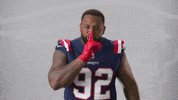 Football Quiet Down GIF by New England Patriots