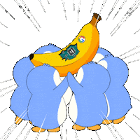 Artificial Intelligence Penguin Sticker by Pudgy Penguins