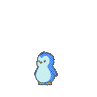 Artificial Intelligence Penguin Sticker by Pudgy Penguins