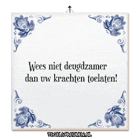 Reflectie Zelfvertrouwen Sticker by Tegelspreuken.nl