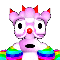 Rainbow Talking Sticker by dogdogdogdog