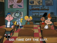 hey arnold nicksplat GIF