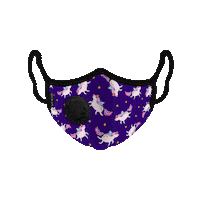 unicorn mask Sticker