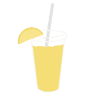 Lemon Juice Drink Sticker