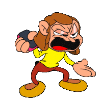 Angry Fache Sticker by Elnaz  Abbasi